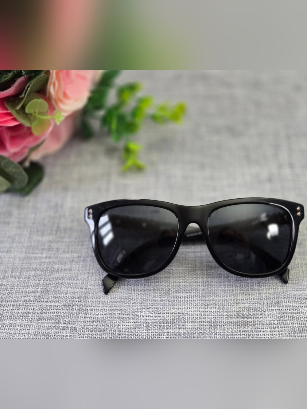 MOSCHINO Unisex Black Sunglasses MOS 003/S‎ 807IR Unisex 53-18-140 Ful-Rim